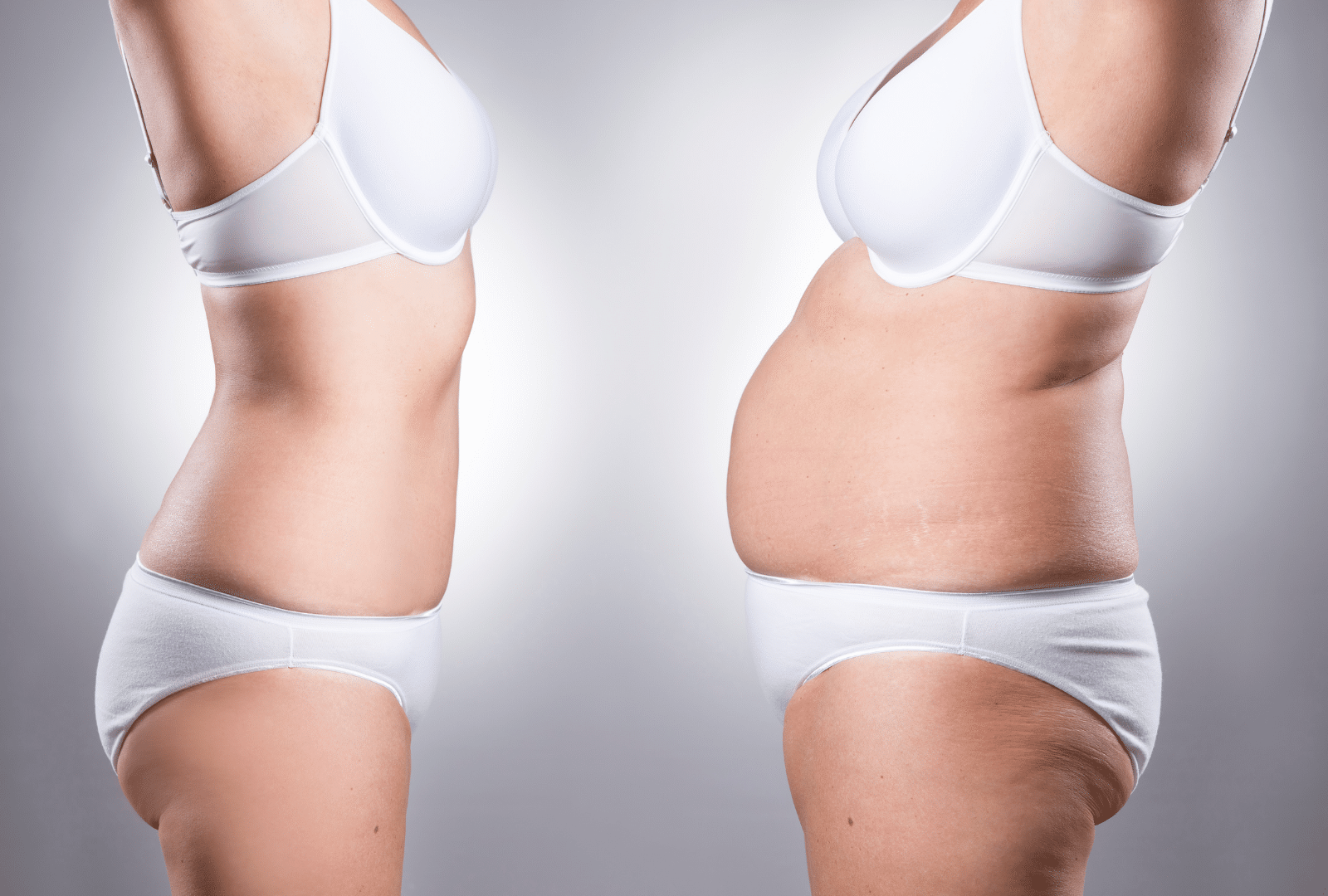 Comparaison de deux silhouettes féminines