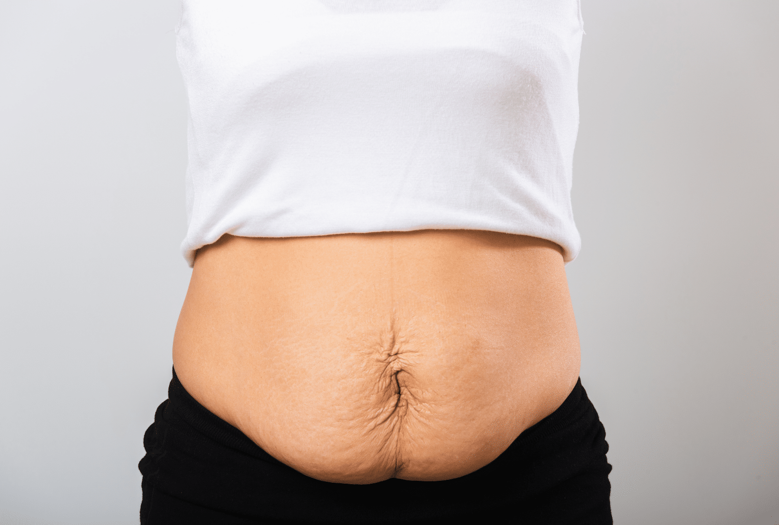 Ventre d'une personne en gros plan